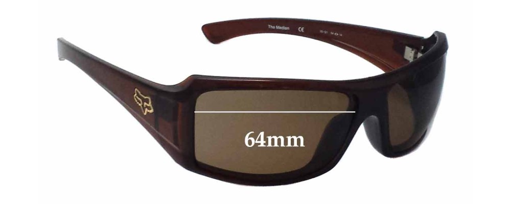 Fox The Median Replacement Sunglass Lenses - 64mm Wide