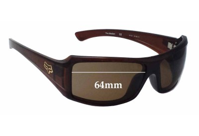 Fox Racing The Median Replacement Lenses 64mm wide 