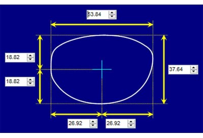 Fendi VL 7118S Replacement Lenses 54mm wide 
