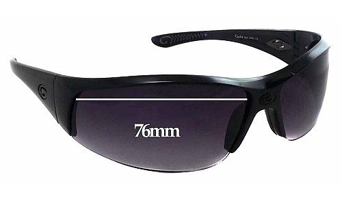 Sunglass Fix Lentes de Repuesto para Gargoyles Cache - 76mm Wide 