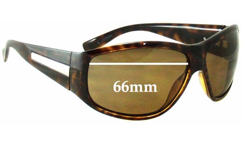 Sunglass Fix Lentilles de Remplacement pour Giorgio Armani GA 594/S - 66mm Wide 