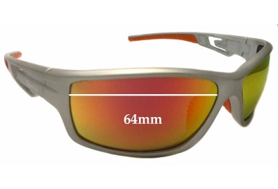 Glarefoil Cantwell Replacement Lenses 64mm wide 