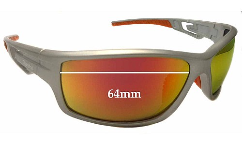 Sunglass Fix Replacement Lenses for Glarefoil Cantwell - 64mm Wide 