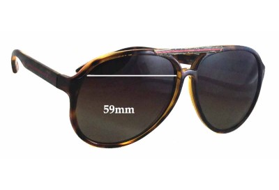 Gucci GG1627/S Replacement Lenses 59mm wide 