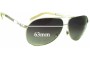 Sunglass Fix Replacement Lenses for Gucci GG1827/S - 63mm Wide 