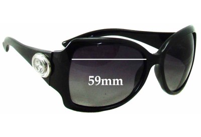 Gucci GG 2938/N/S Replacement Sunglass Lenses - 59mm wide 