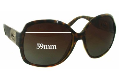 Gucci GG 3169S Replacement Sunglass Lenses - 59mm wide 
