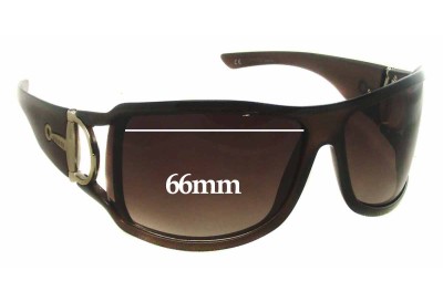 Gucci GTH5U Replacement Sunglass Lenses - 66mm wide 