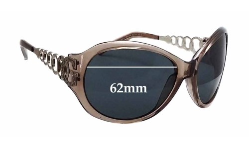 Sunglass Fix Replacement Lenses for Guess GU6510 - 62mm Wide 