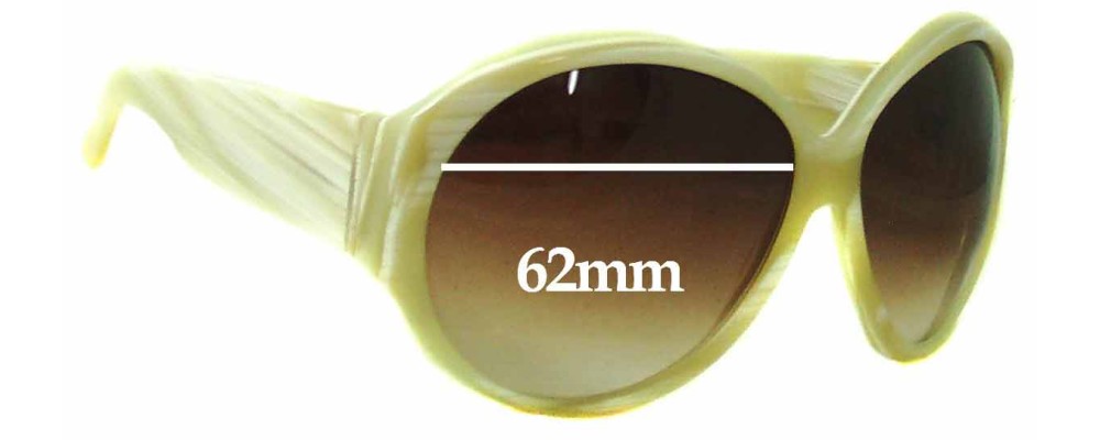 Gucci GG2927S Replacement Sunglass Lenses - 62mm Wide