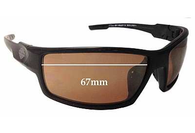 Harley Davidson H-D Wolf Replacement Lenses 67mm wide 