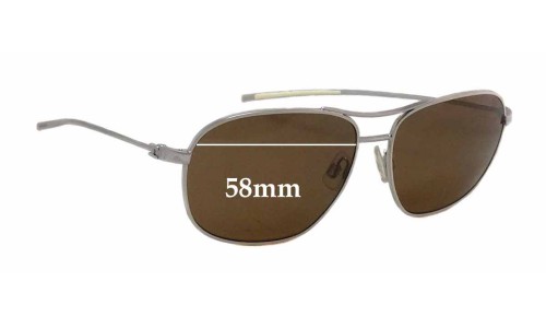 Sunglass Fix Lentes de Repuesto para Hogan HO06 - 58mm Wide 