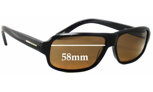 Sunglass Fix Replacement Lenses for Hugo Boss 0013/S - 58mm Wide 
