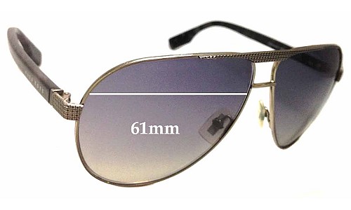 Sunglass Fix Replacement Lenses for Hugo Boss 0444/S - 61mm Wide 