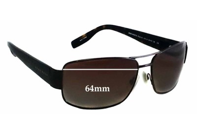 Hugo Boss 0493/P/S Replacement Lenses 64mm wide 