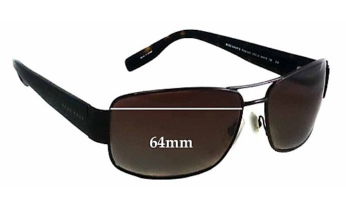 Sunglass Fix Replacement Lenses for Hugo Boss 0493/P/S - 64mm Wide 