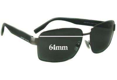 Hugo Boss 0507/F/S Replacement Lenses 64mm wide 