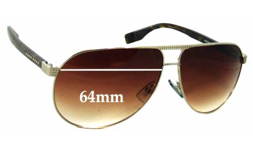 Sunglass Fix Replacement Lenses for Hugo Boss 0449/F/S - 64mm Wide 