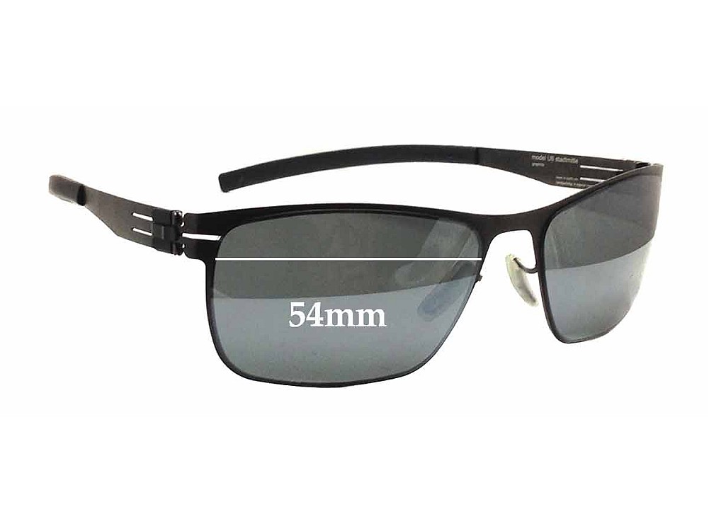 Sunglass Fix Ersatzgläser für IC! Berlin Stadmitte - 54mm Wide Sunglass Fix Ersatzgläser für IC! Berlin Stadmitte - 54mm Wide