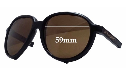 Sunglass Fix Replacement Lenses for Jack Erskine's Radar - 59mm Wide 