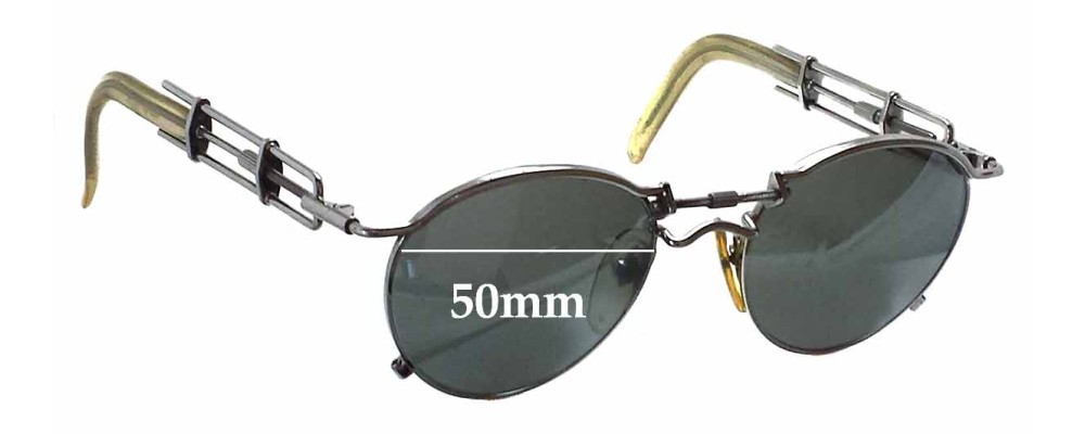 Sunglass Fix Replacement Lenses for Jean Paul Gaultier 56-0174 - 50mm Wide