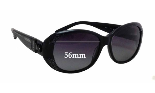 Sunglass Fix Replacement Lenses for Jimmy Choo Kai/S - 56mm Wide 