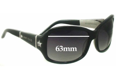 Jimmy Choo Kelli Strass/S Replacement Lenses 63mm wide 