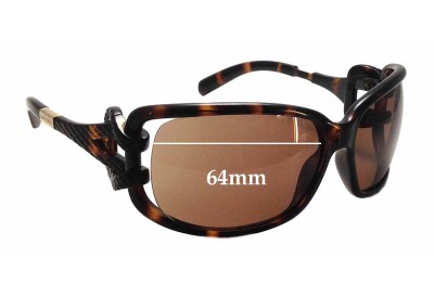 Jimmy Choo Mini JJ Replacement Lenses 64mm wide 