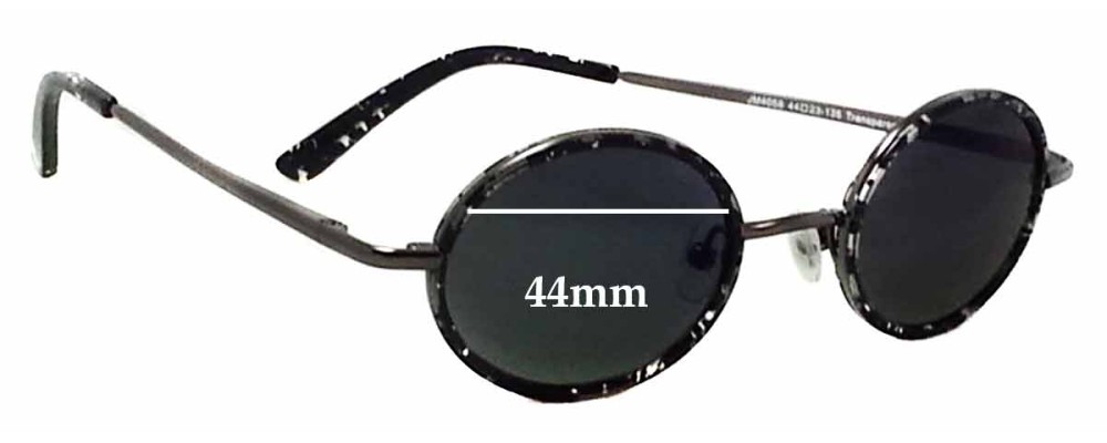 Joseph Marc JM4058 Replacement Sunglass Lenses - 44mm Wide