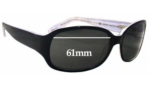 Sunglass Fix Replacement Lenses for Juicy Couture The Earl/S - 61mm Wide 