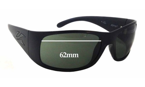 Sunglass Fix Replacement Lenses for Kaenon Jetty - 62mm Wide 
