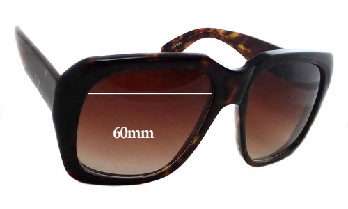 Sunglass Fix Replacement Lenses for Kala Chateau - 60mm Wide 