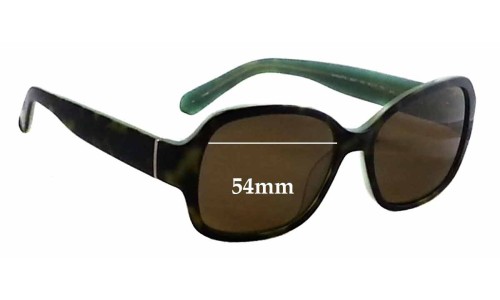 Sunglass Fix Replacement Lenses for Kate Spade Akira/P/S - 54mm Wide 