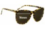 Sunglass Fix Lentes de Repuesto para Kookai Zanzibar - 56mm Wide 