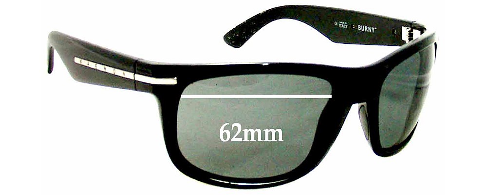 Keanon Burny Replacement Sunglass Lenses - 62mm wide