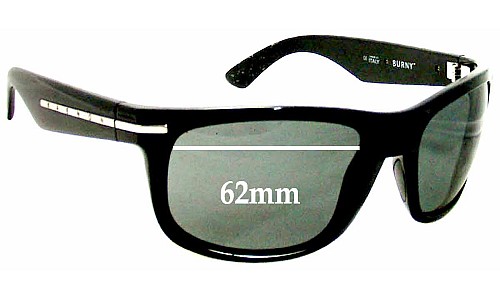 Sunglass Fix Verres de Remplacement pour Kaenon Burny - 62mm Wide 