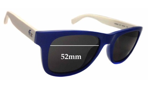 Sunglass Fix Replacement Lenses for Lacoste L790SOG - 52mm Wide 