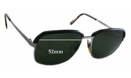 Sunglass Fix Replacement Lenses for L'AMY Yannick - 52mm Wide 