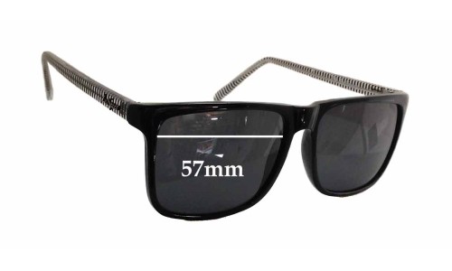 Sunglass Fix Replacement Lenses for Le Specs Cosmic String - 57mm Wide 