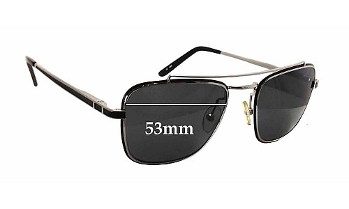 Sunglass Fix Replacement Lenses for Linda Farrow LUXE - 53mm Wide 