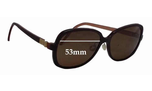 Sunglass Fix Replacement Lenses for Lindberg T94-125-8559 - 53mm Wide 