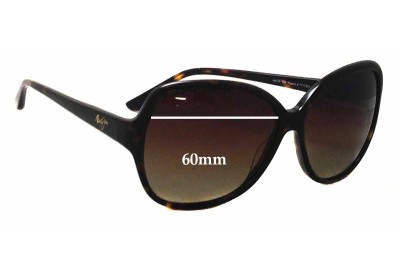 Maui Jim Maile MJ294 Replacement Sunglass Lenses - 60mm wide 