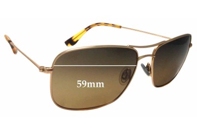 Maui Jim MJ246 Wiki Wiki Replacement Lenses 59mm wide 