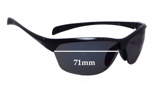 Sunglass Fix Verres de Remplacement pour Maui Jim MJ426 Hot Sands - 71mm Wide Sunglass Fix Verres de Remplacement pour Maui Jim MJ426 Hot Sands - 71mm Wide