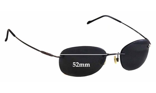 Sunglass Fix Replacement Lenses for Maui Jim MJ452 Waikiki - 52mm Wide 
