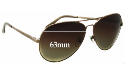 Sunglass Fix Replacement Lenses for Michael Kors M2058S Lola - 63mm Wide 