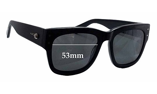 Sunglass Fix Replacement Lenses for Mimco Huntro - 53mm Wide 