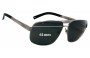 Sunglass Fix Verres de Remplacement pour Montblanc MB 322S - 61mm Wide 