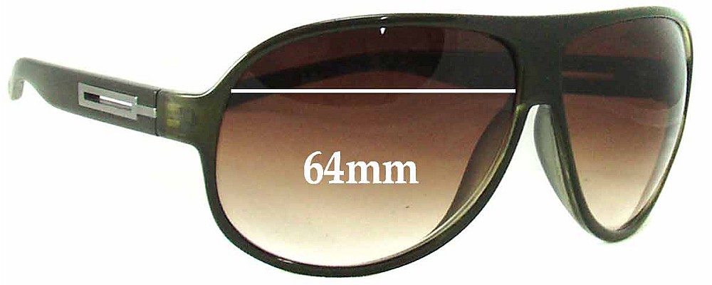 Morrissey Chicane 10952206 Replacement Sunglass Lenses - 64mm Wide