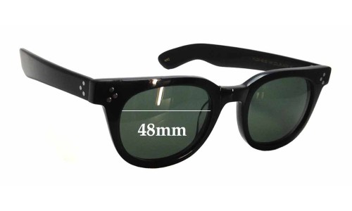 Sunglass Fix Replacement Lenses for Moscot Vilda - 48mm Wide 